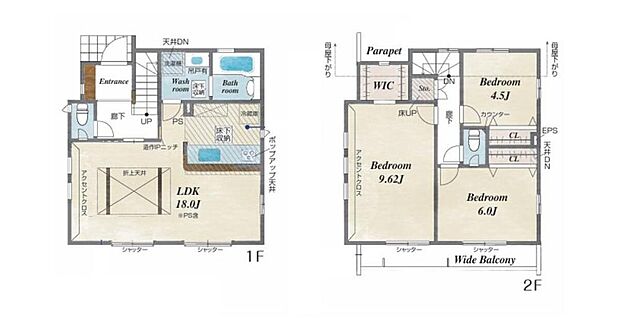 (II期1号棟)、価格4190万円、3LDK、土地面積110.68m2、建物面積87.88m2