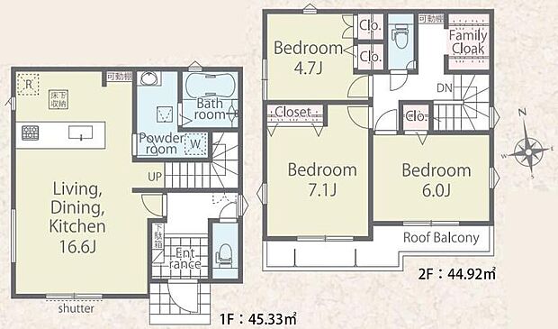 (1号棟)、価格3680万円、3LDK、土地面積116.15m2、建物面積92.9m2