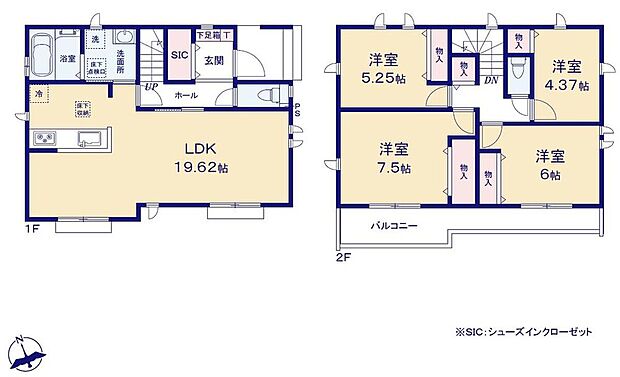 (A号棟)、価格3790万円、4LDK、土地面積166.12m2、建物面積100.6m2