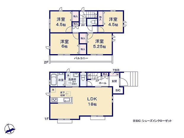 (A号棟)、価格5690万円、4LDK、土地面積115.36m2、建物面積92.73m2