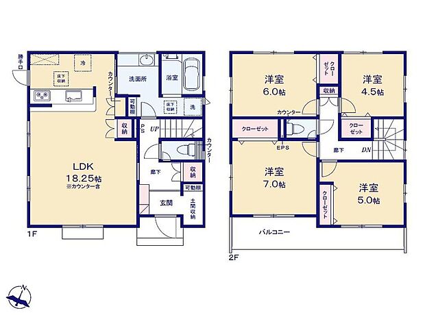 (1号棟)、価格4690万円、4LDK、土地面積165.3m2、建物面積103.51m2