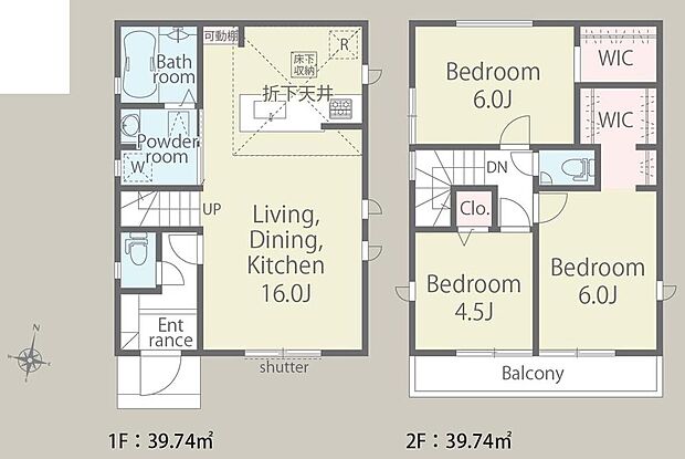 (1号棟)、価格3680万円、3LDK、土地面積100.1m2、建物面積79.48m2