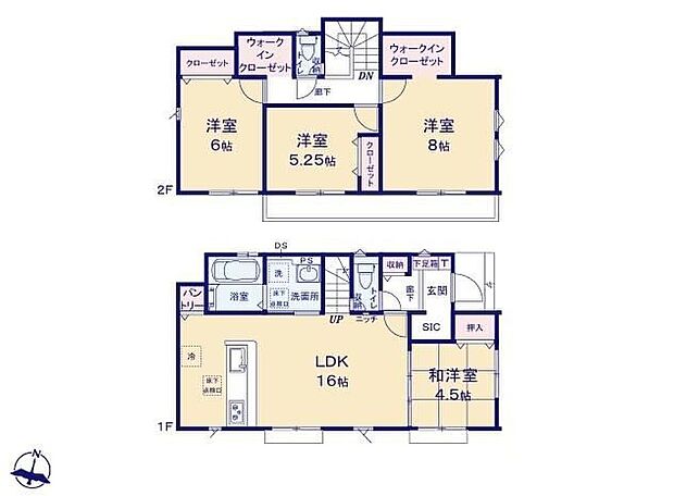 (4号棟)、価格3380万円、4LDK、土地面積130.02m2、建物面積99.57m2