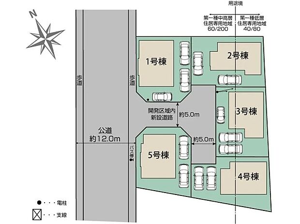 駐車スペースは車種により2~3台分♪来客時やセカンドカーをお持ちの方にもオススメです☆