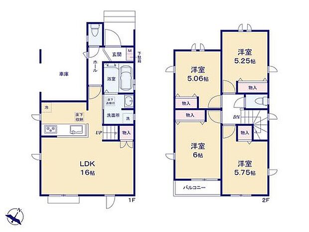【4LDK】「対面式キッチン」を採用したLDKは快適にお過ごしいただける二面採光☆
家族の様子を見守りながら家事がスイスイはかどる
「水廻り集中設計」も嬉しいですね♪
全居室収納完備でお部屋も快適です☆