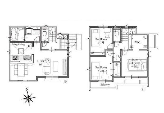 【3LDK】家事導線が近く移動がらくらく!お料理の合間にサッと洗濯を回せます♪
大型のWICは衣類から大きなバッグなどもたっぷり収納できます♪
洗濯物や布団を干す際に出し入れが快適な、2部屋を繋ぐ広々バルコニー♪