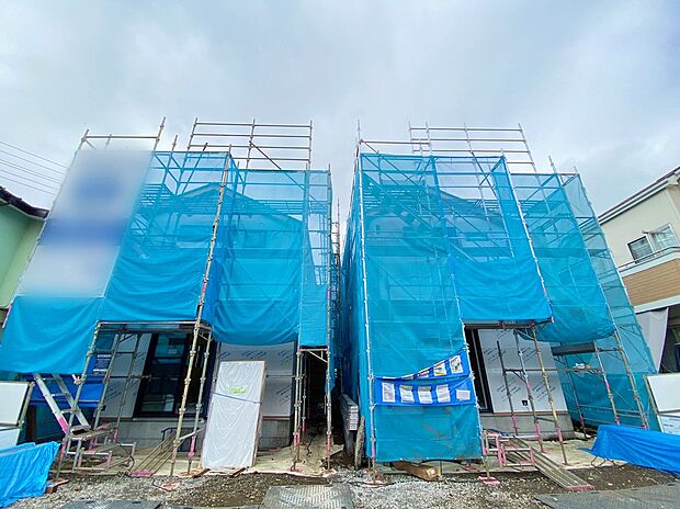 【現地外観写真】☆休日にご家族揃ってご見学はいかがでしょうか♪実際の現地を見てみると図面などではわからない、新たな発見もありますのでまずはお気軽にお問い合わせください♪