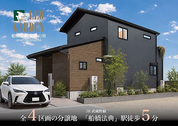 完成予想イメージパース　駅徒歩5分の好立地。通勤・通学はもちろん、日々の外出も軽やかにこなせる利便性が魅力です。
