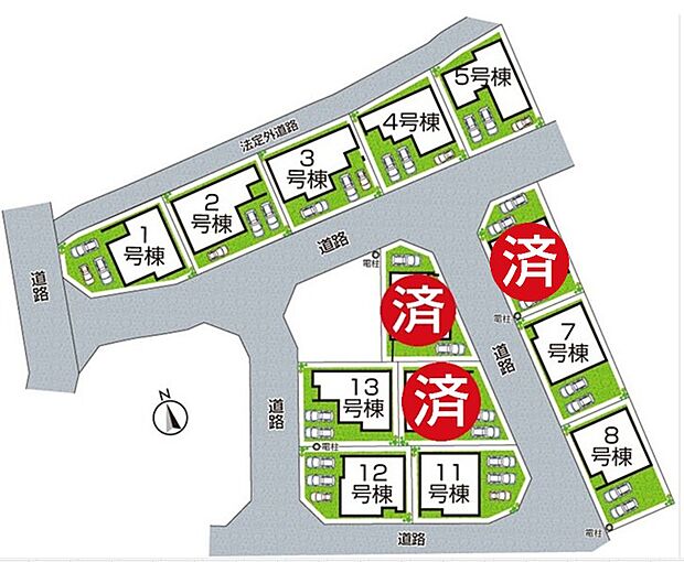 全14区画