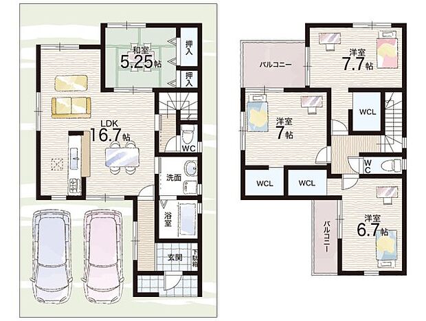 【4LDK】○桃山南小学校・・・徒歩9分 ○桃山中学校・・・徒歩35分