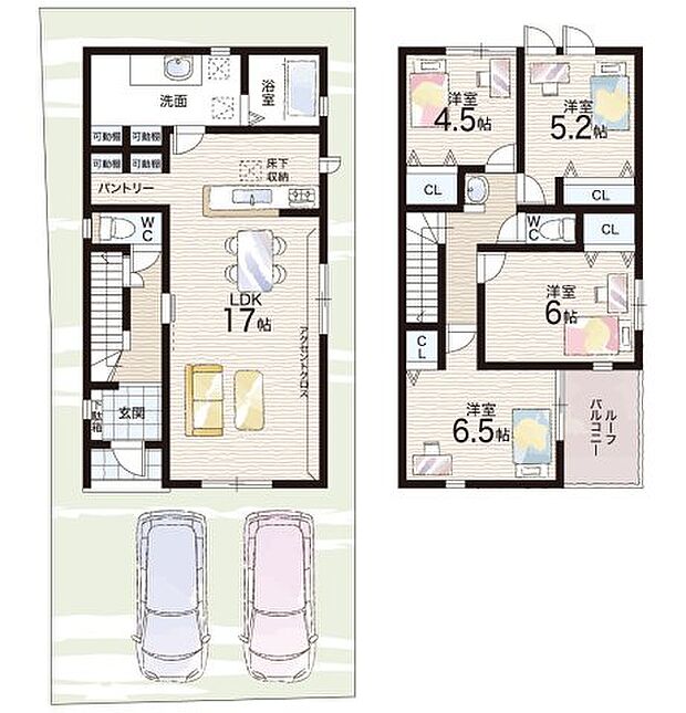 【4LDK】○伊勢田小学校・・・徒歩4分 ○西宇治中学校・・・徒歩5分