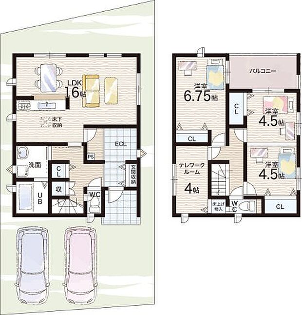 【3LDK+S(納戸)】○橋本小学校・・・徒歩26分 ○男山第三中学校・・・徒歩37分