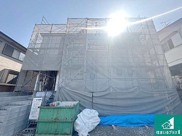 現在の進捗状況です！順調に作業進行中、完成が待ち遠しいです！詳細の間取り等、お気軽にお問い合わせください！