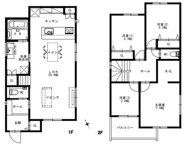 【4LDK】○上野芝小学校・・・徒歩9分 ○津久野中学校・・・徒歩12分