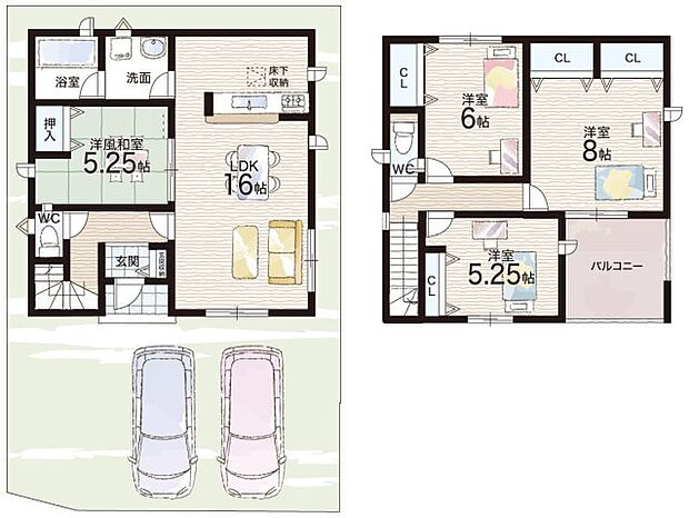 【4LDK】○宮小学校・・・徒歩10分 ○日進中学校・・・徒歩11分