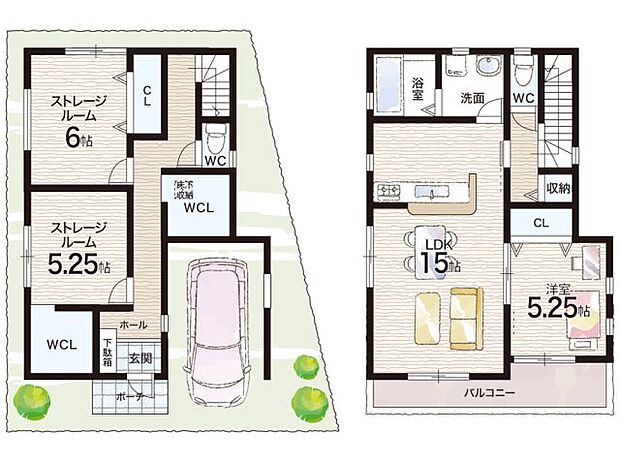 【1LDK+S(納戸)】○取石小学校・・・徒歩5分 ○取石中学校・・・徒歩7分