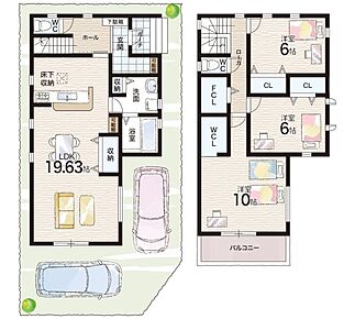 ○川北小学校・・・徒歩4分 ○淀中学校・・・徒歩27分 
