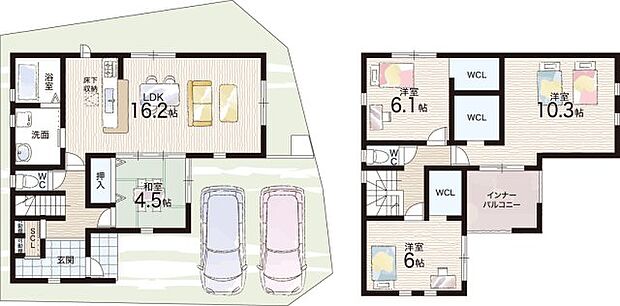 【4LDK】○北小学校・・・徒歩17分 ○熊取北中学校・・・徒歩18分