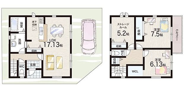 【2LDK+S(納戸)】○浅香山小学校・・・徒歩2分 ○浅香山中学校・・・徒歩3分