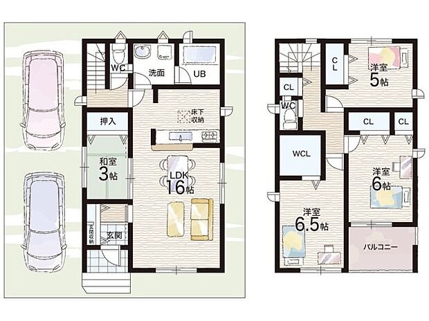 【4LDK】○埴生南小学校・・・徒歩7分 ○河原城中学校・・・徒歩10分