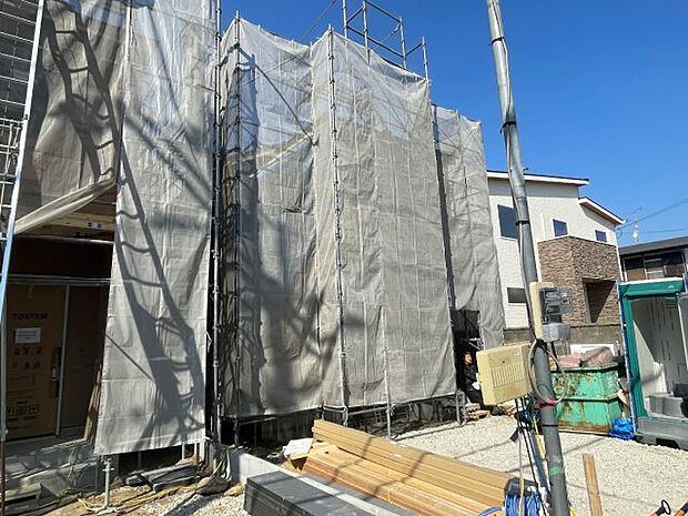 【外観】現在の進捗状況です!順調に作業進行中、完成が待ち遠しいです!詳細の間取り等、お気軽にお問い合わせください!