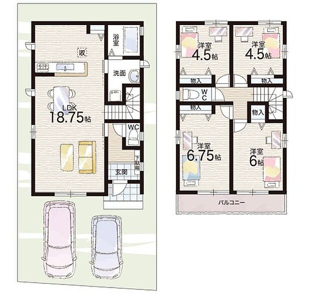 【4LDK】○藤井寺西小学校・・・徒歩7分 ○藤井寺中学校・・・徒歩7分