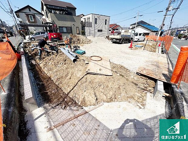 【外観】現在の進捗状況です!順調に作業進行中、完成が待ち遠しいです!詳細の間取り等、お気軽にお問い合わせください!