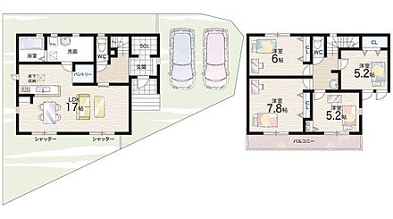 ○天野小学校・・・徒歩24分 ○西中学校・・・徒歩24分 