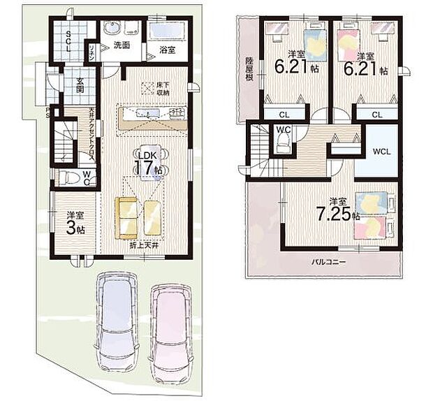 【4LDK】○大芝小学校・・・徒歩４分 ○春木中学校・・・徒歩７分