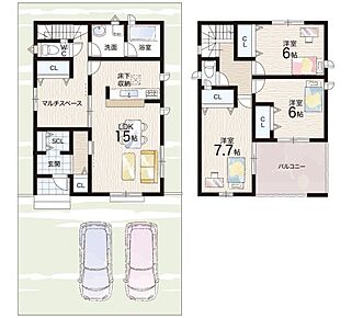 ○山直北小学校・・・徒歩7分 ○山直中学校・・・徒歩10分 