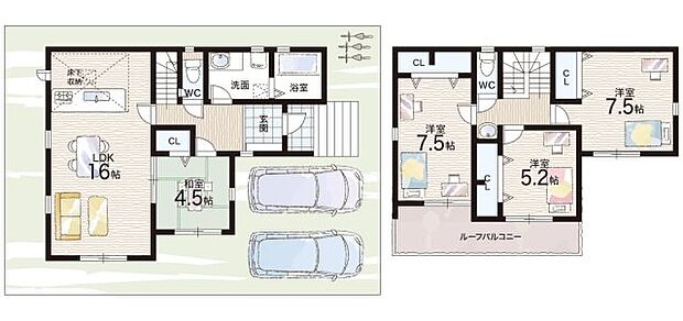 【4LDK】○光明台南小学校・・・徒歩7分 ○光明台中学校・・・徒歩14分