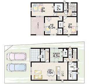 ○名手小学校・・・徒歩6分 ○那賀中学校・・・徒歩16分 