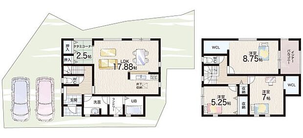 【3LDK】○道場小学校・・・徒歩10分 ○北神戸中学校・・・徒歩17分