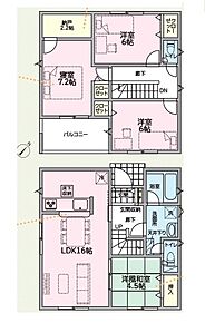 ○滝野東小学校・・・徒歩22分 ○滝野中学校・・・徒歩5分 