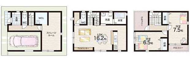 【2LDK+S(納戸)】○魚崎小学校・・・徒歩6分 ○魚崎中学校・・・徒歩10分