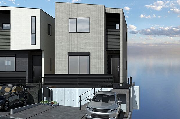 CGイメージパース/3号地外観パース（建物未完成のためイメージパースです）