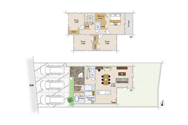 ■3号地間取り■