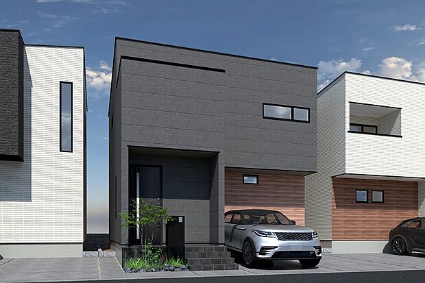 ■CGイメージパース/2号地外観パース■（建物未完成のためイメージパースです）