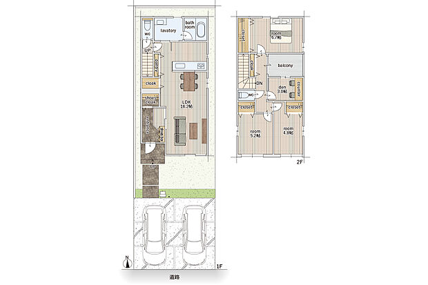 ■2号地間取り■