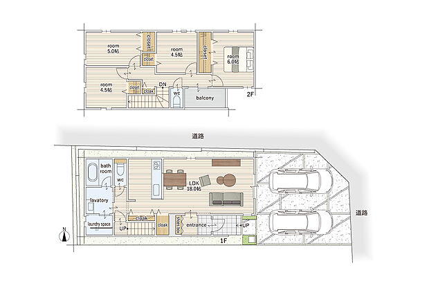 ■1号地間取り■