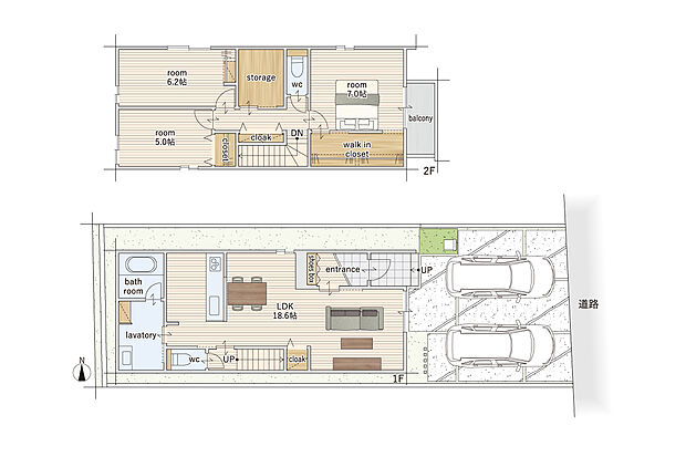 ■2号地間取り■