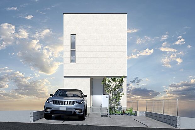 ■CGイメージパース/1号地外観パース（建物未完成のためイメージパースです）■
