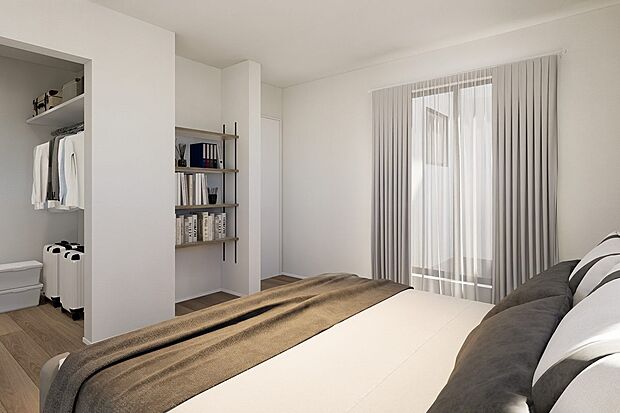 【CGイメージパース/1号地内観パース】（建物未完成のためイメージパースです）