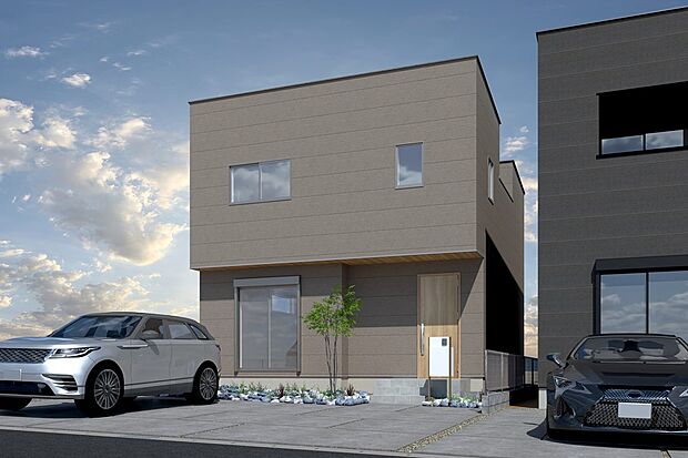 【■CGイメージパース/2号地外観パース■】（建物未完成のためイメージパースです）