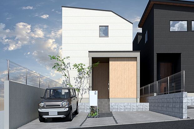 【■CGイメージパース/3号地外観パース■】（建物未完成のためイメージパースです）