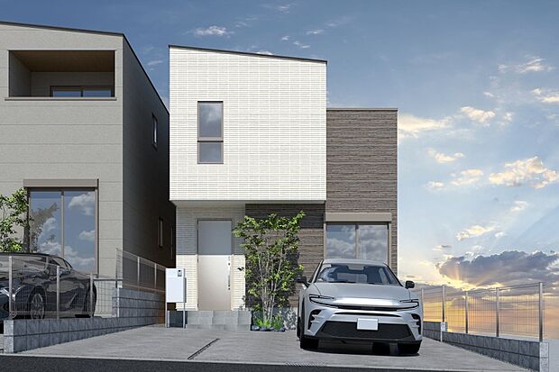【■CGイメージパース/4号地外観パース■】（建物未完成のためイメージパースです）