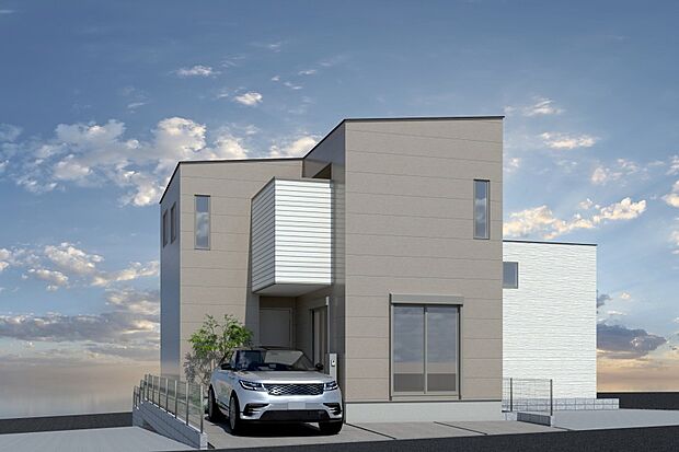 【■CGイメージパース/3号地外観パース■】(建物未完成のためイメージパースです)