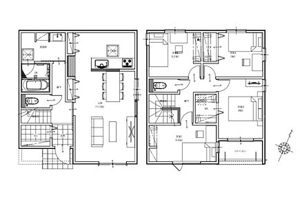 建物面積にはインナーバルコニー3.73m2を含む。 