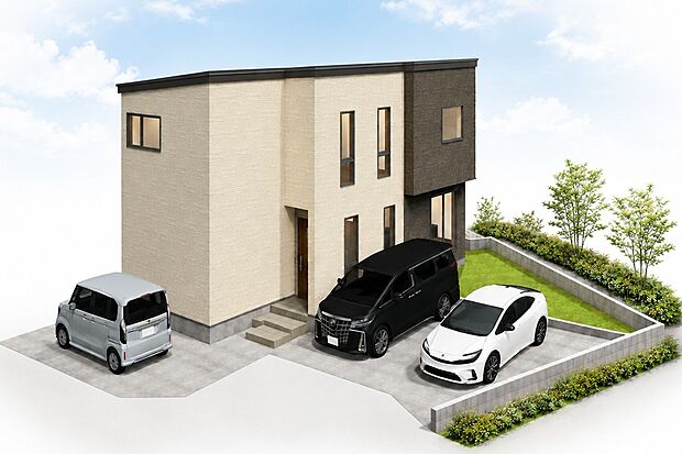【5号地外観パース（建物プラン例）】