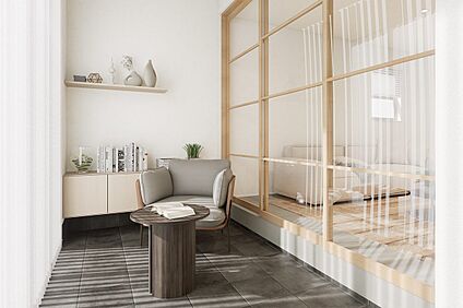 1号地リビングイメージパース